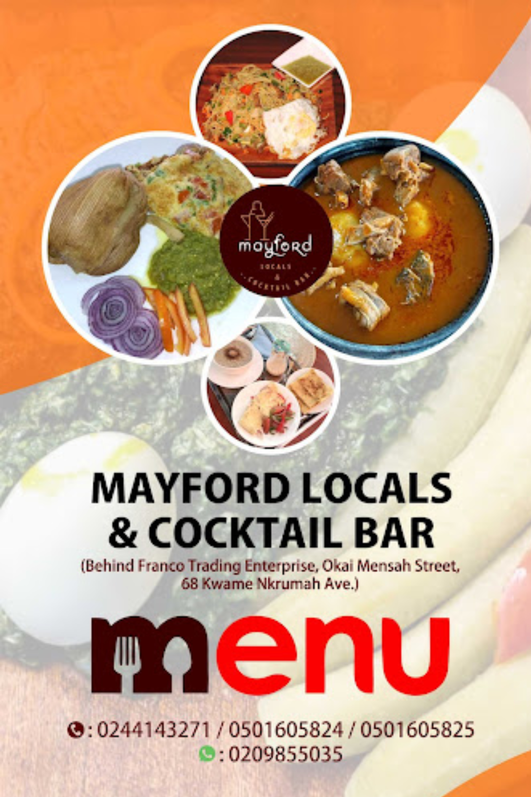 Delicious food on a table.